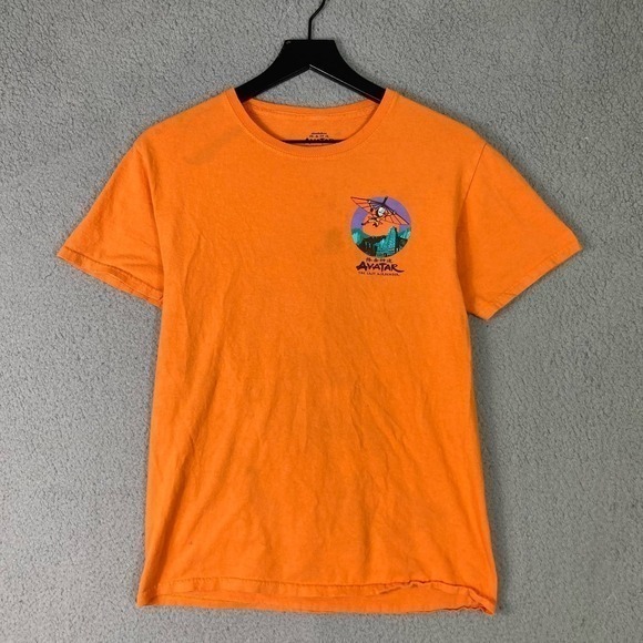 Mens S Orange Shirt Avatar The Last Airbender Tee Graphic Print Casual Fashion - Picture 4 of 11